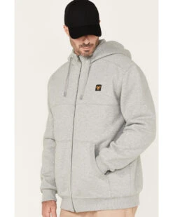 Hawx Men's Full Zip Quilted Water Repellent Hooded Jacket