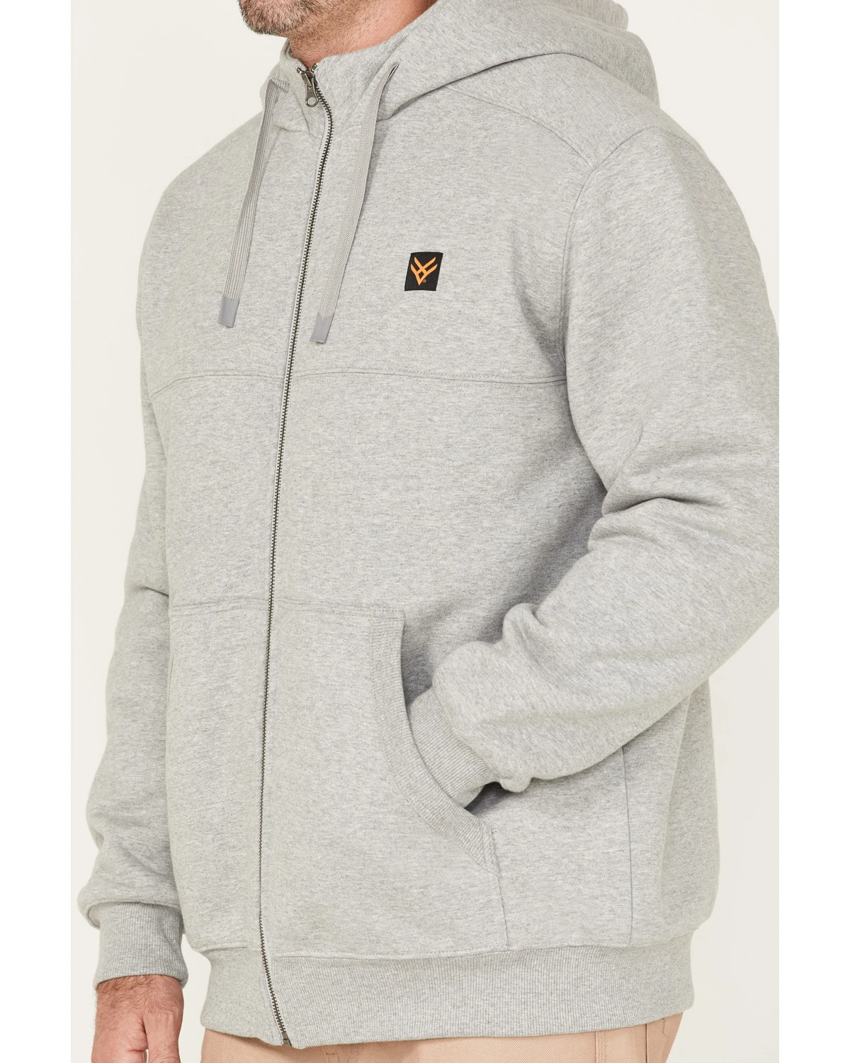 Hawx Men's Full Zip Quilted Water Repellent Hooded Jacket 5 Hawx Men's Full Zip Quilted Water Repellent Hooded Jacket - Image 3