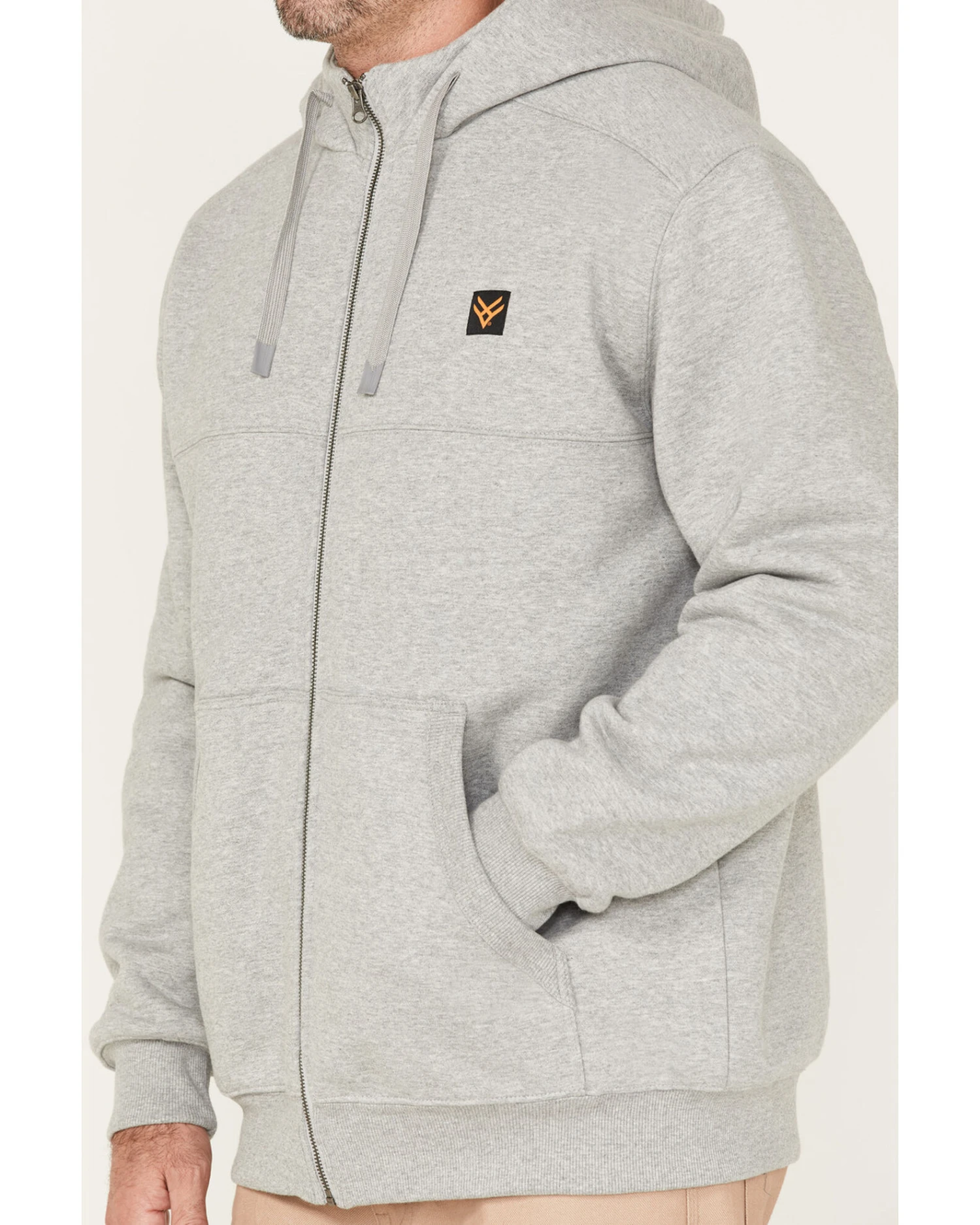 Hawx Men's Full Zip Quilted Water Repellent Hooded Jacket 4 Hawx Men's Full Zip Quilted Water Repellent Hooded Jacket - Image 2