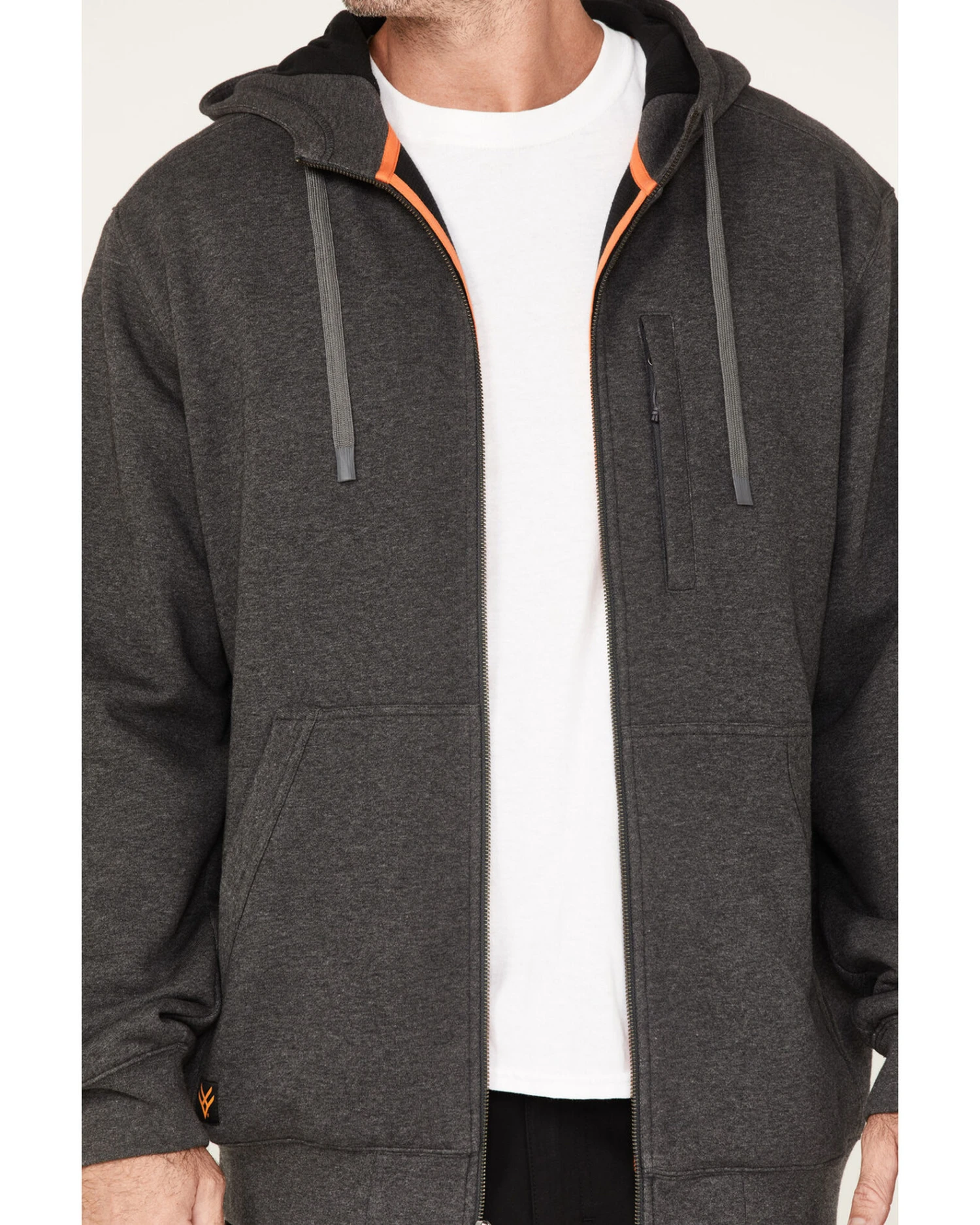 Hawx Men's Logo Thermal Hooded Zip Jacket 4 Hawx Men's Logo Thermal Hooded Zip Jacket - Image 2