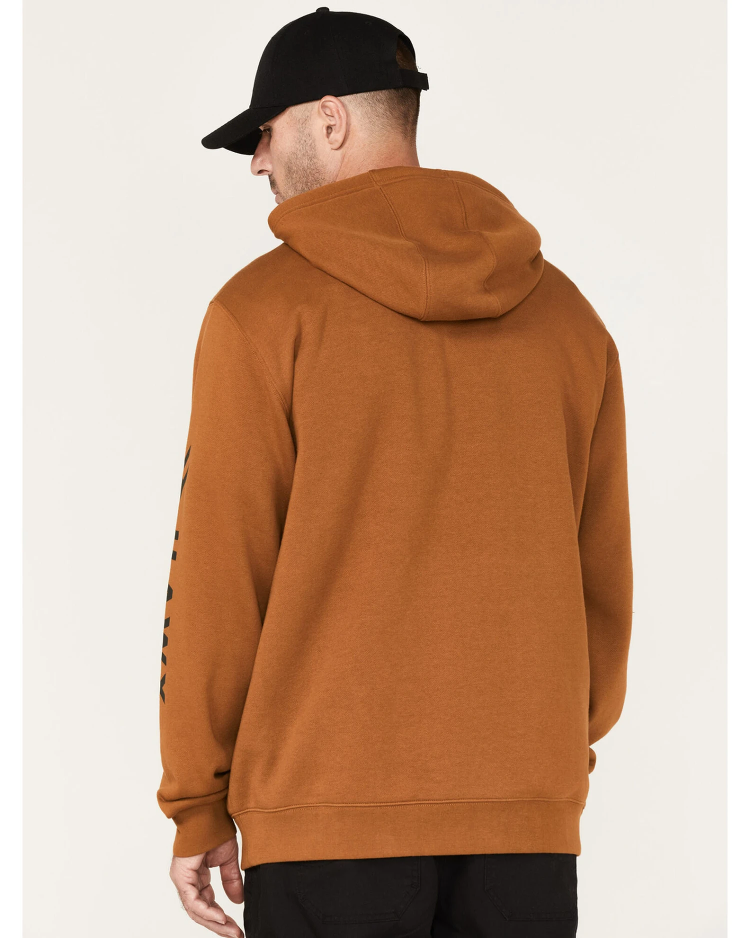 Hawx Men's Primo Logo Graphic Fleece Hooded Work Sweatshirt 5 Hawx Men's Primo Logo Graphic Fleece Hooded Work Sweatshirt - Image 3