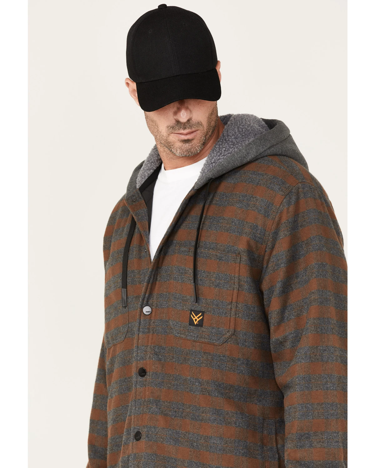 Hawx Men's Insulated Hooded Shirt Jacket 4 Hawx Men's Insulated Hooded Shirt Jacket - Image 2