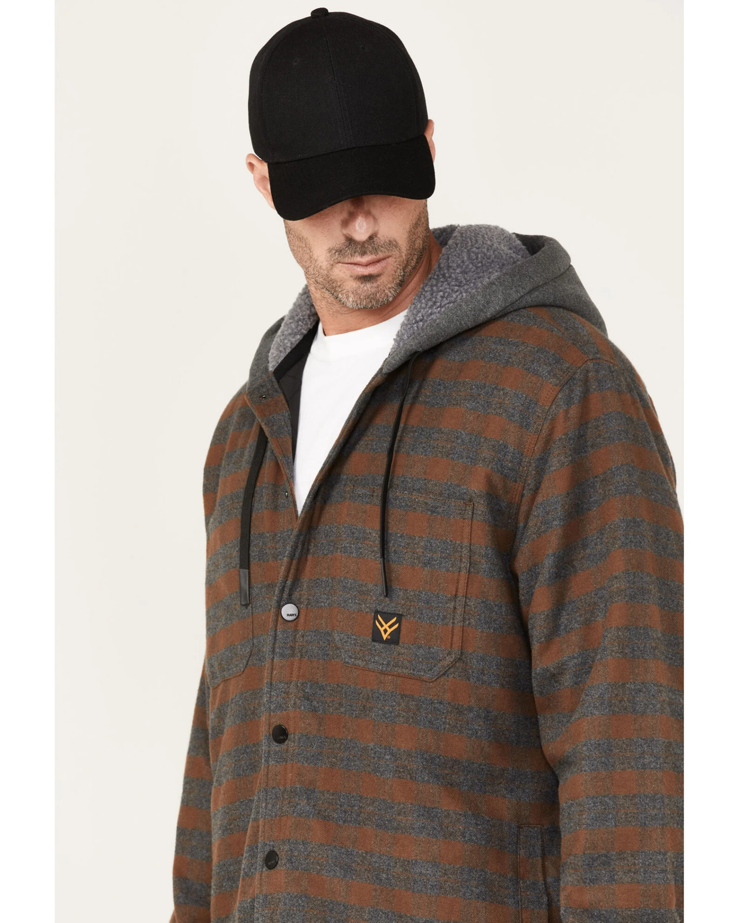 Hawx Men's Insulated Hooded Shirt Jacket 5 Hawx Men's Insulated Hooded Shirt Jacket - Image 3