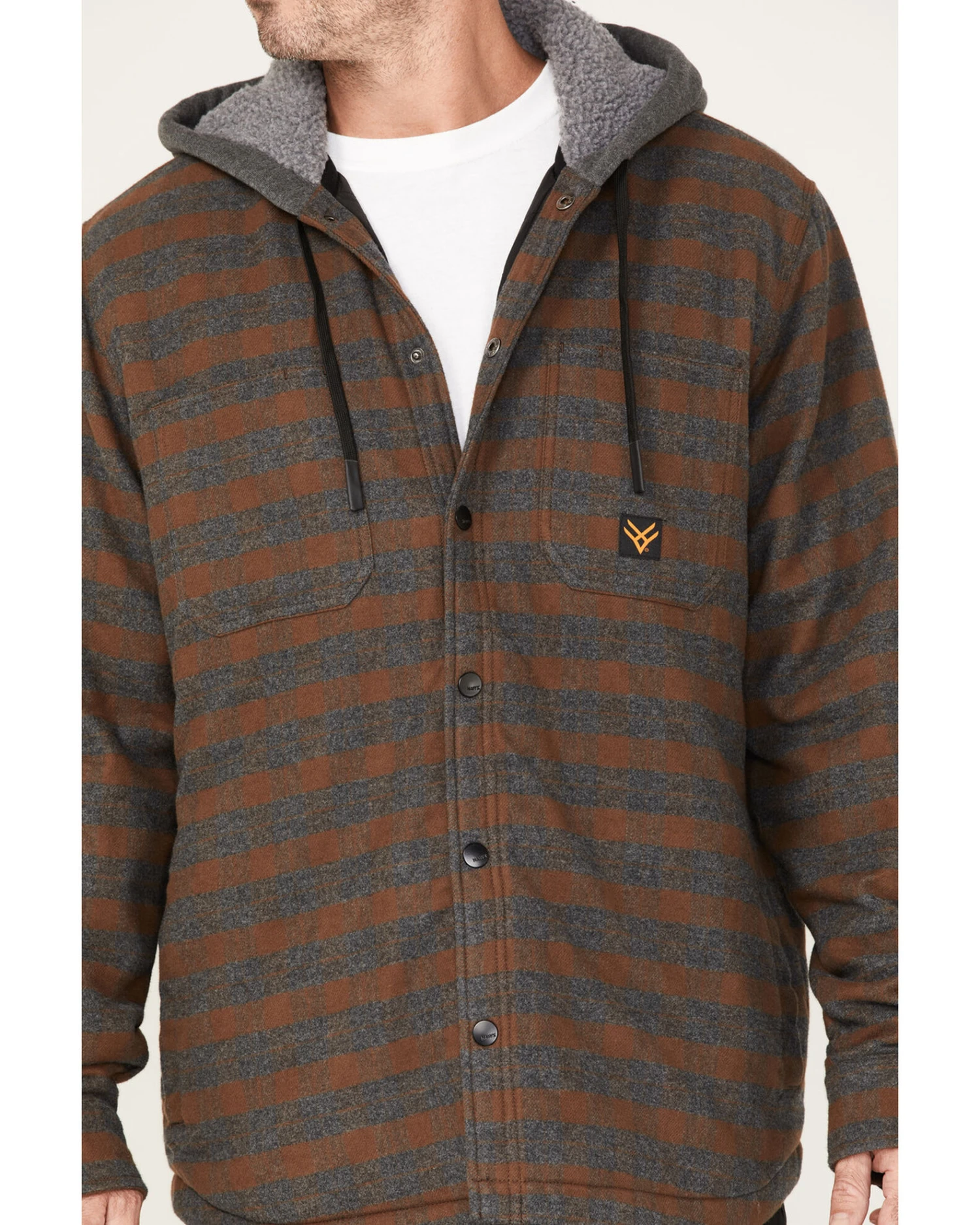 Hawx Men's Insulated Hooded Shirt Jacket 4 Hawx Men's Insulated Hooded Shirt Jacket - Image 2