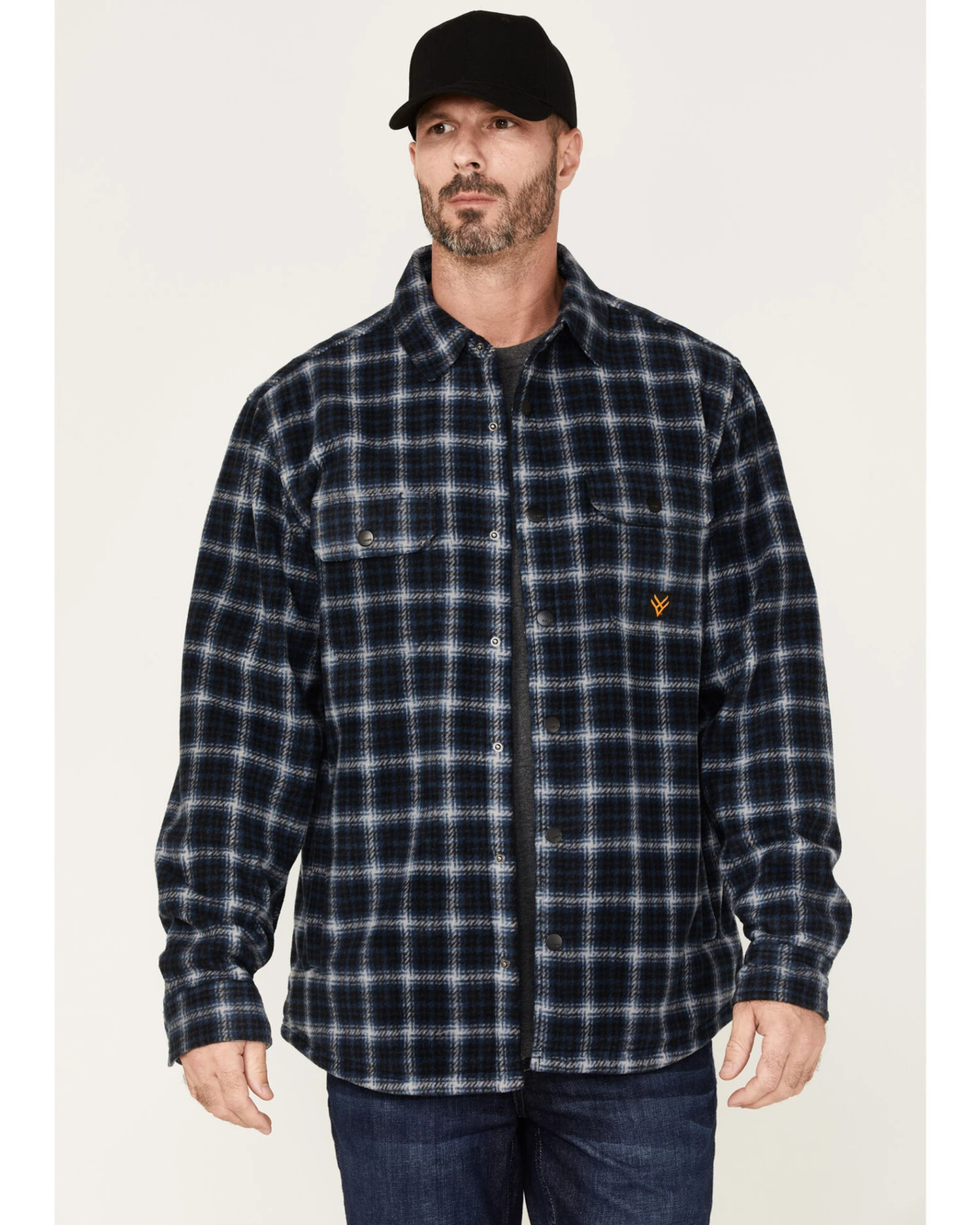 Hawx Men's Polar Fleece Shirt Jacket 6 Hawx Men's Polar Fleece Shirt Jacket - Image 4