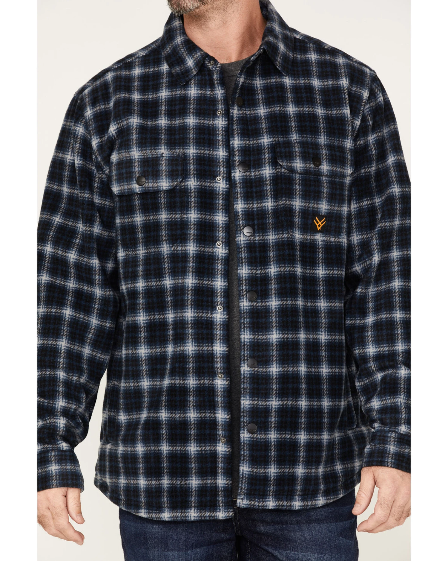 Hawx Men's Polar Fleece Shirt Jacket 5 Hawx Men's Polar Fleece Shirt Jacket - Image 3