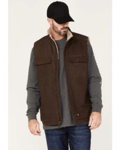 Hawx Men's Weathered Sherpa Lined Work Vest 8 Hawx Men's Weathered Sherpa Lined Work Vest -StyleHub Shop 2000373751 201 P1