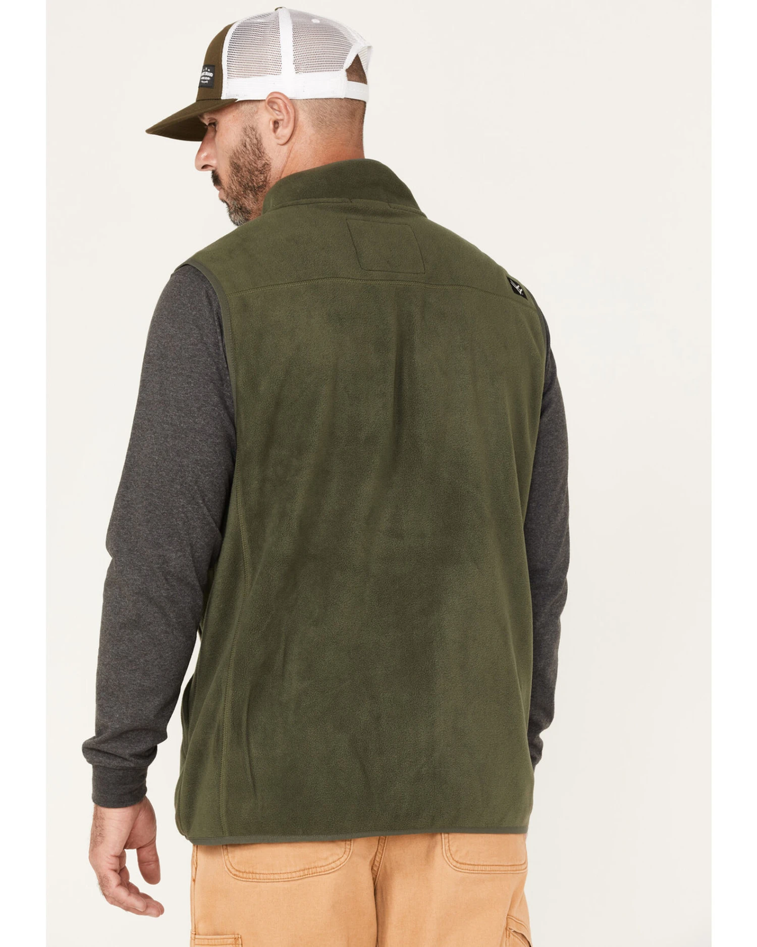 Hawx Men's Fleece Zip Vest 5 Hawx Men's Fleece Zip Vest - Image 3
