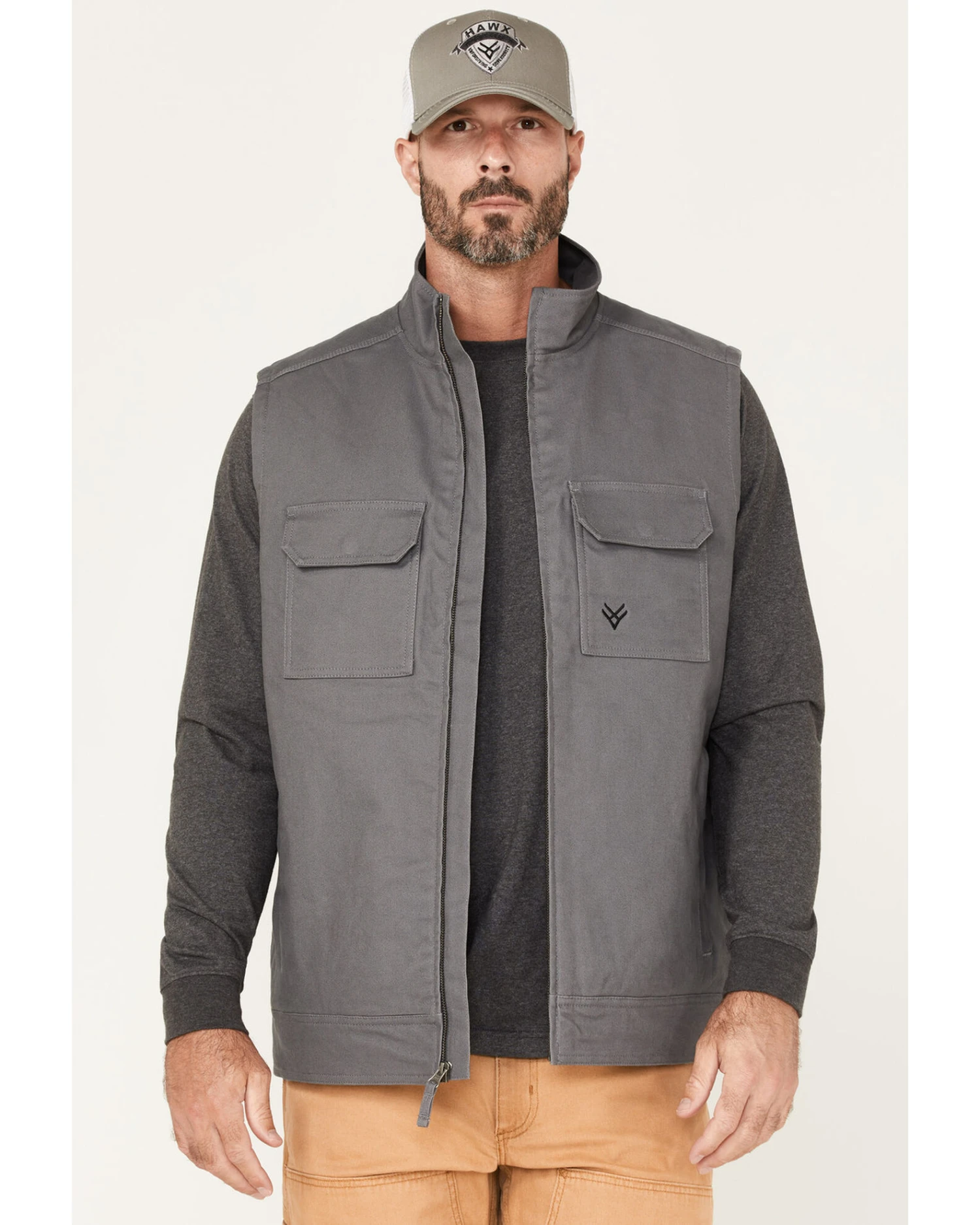 Hawx Men's Canvas Insulated Extreme Cold Work Vest 3 Hawx Men's Canvas Insulated Extreme Cold Work Vest