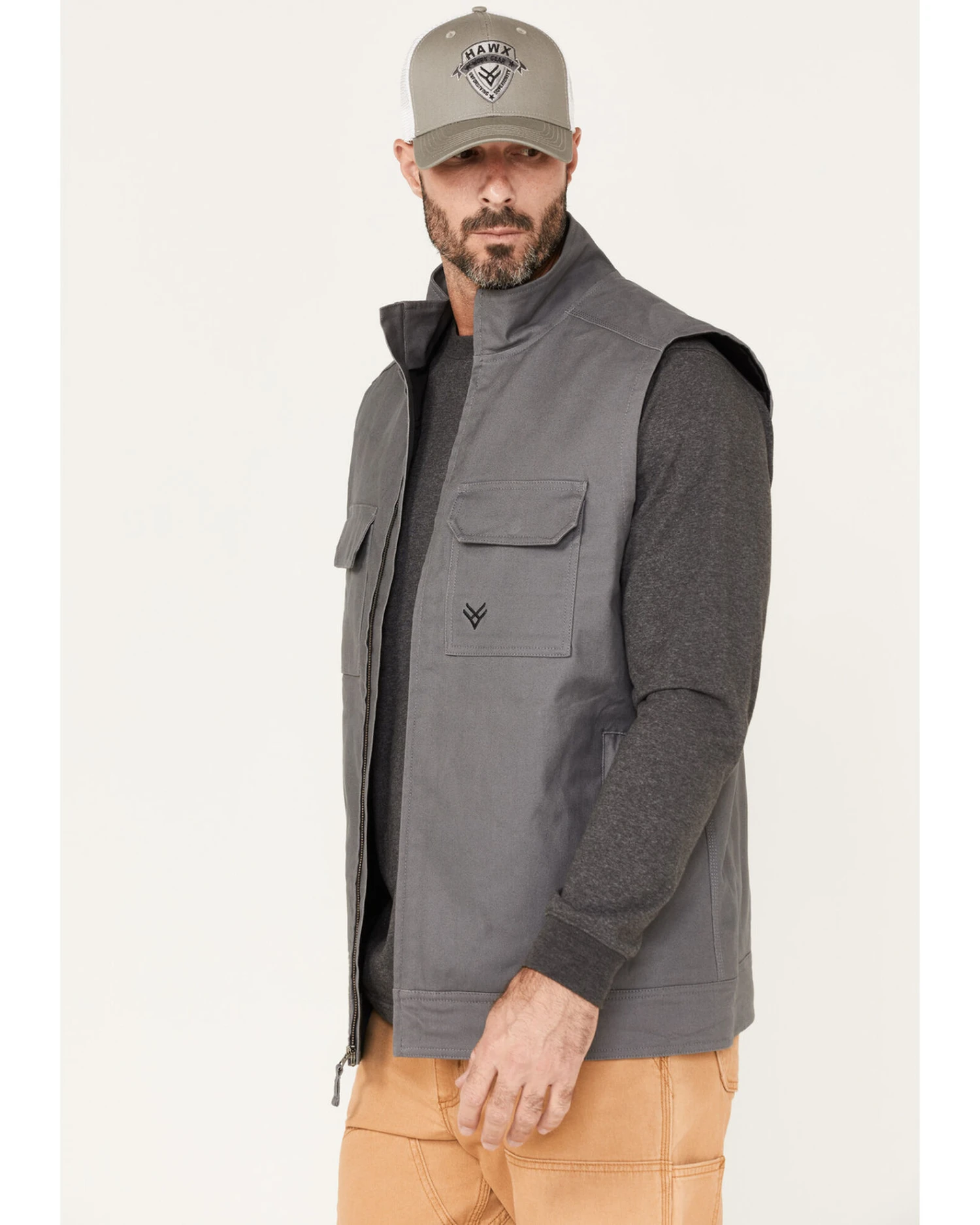 Hawx Men's Canvas Insulated Extreme Cold Work Vest 4 Hawx Men's Canvas Insulated Extreme Cold Work Vest - Image 2