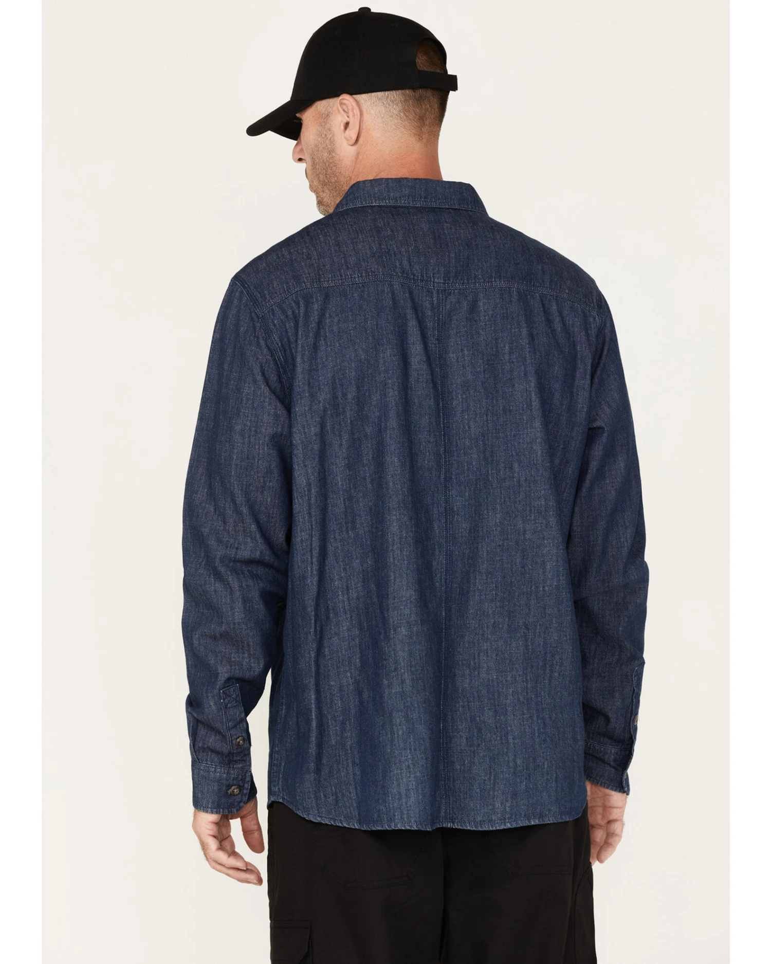 Hawx Men's Denim Work Shirt - Big & Tall 5 Hawx Men's Denim Work Shirt - Big & Tall - Image 3