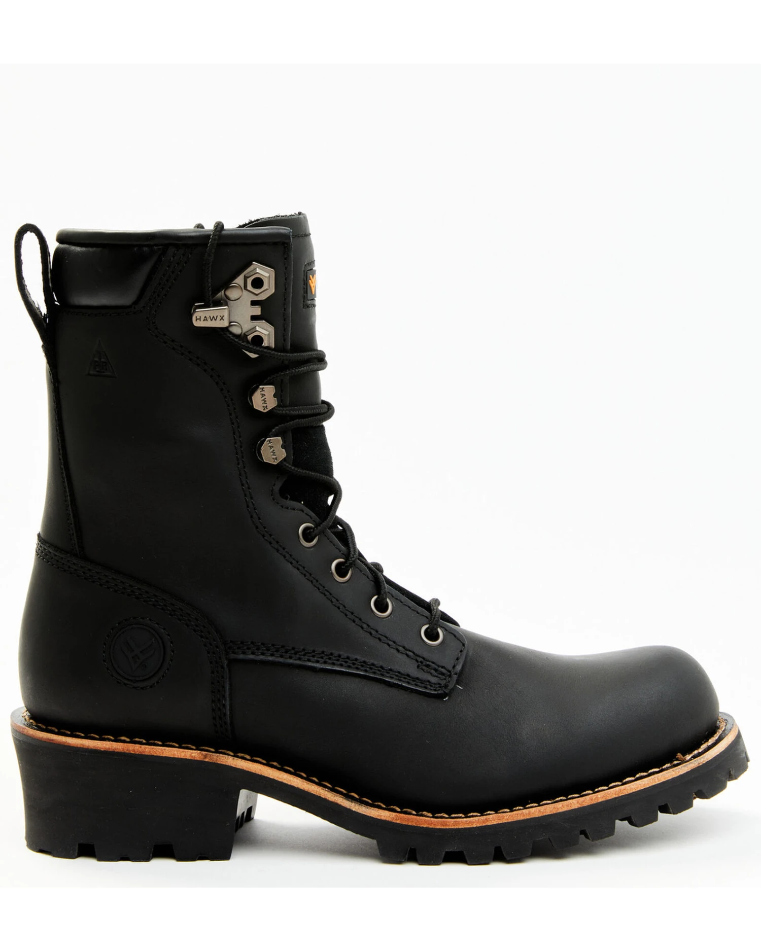 Hawx Men's 8" Logger Work Boots - Soft Toe 6 Hawx Men's 8" Logger Work Boots - Soft Toe - Image 4