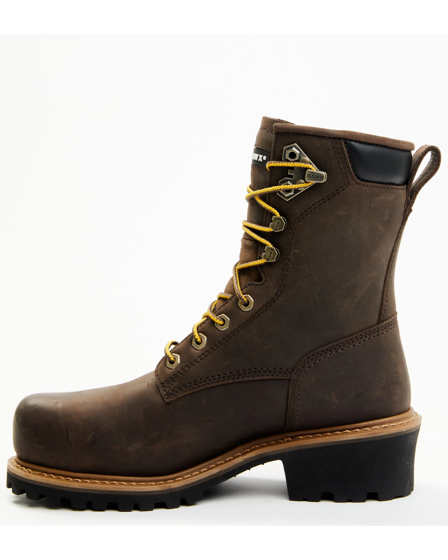 Hawx Men's Waterproof Insulated Logger Work Boots - Composite Toe 4 Hawx Men's Waterproof Insulated Logger Work Boots - Composite Toe - Image 2